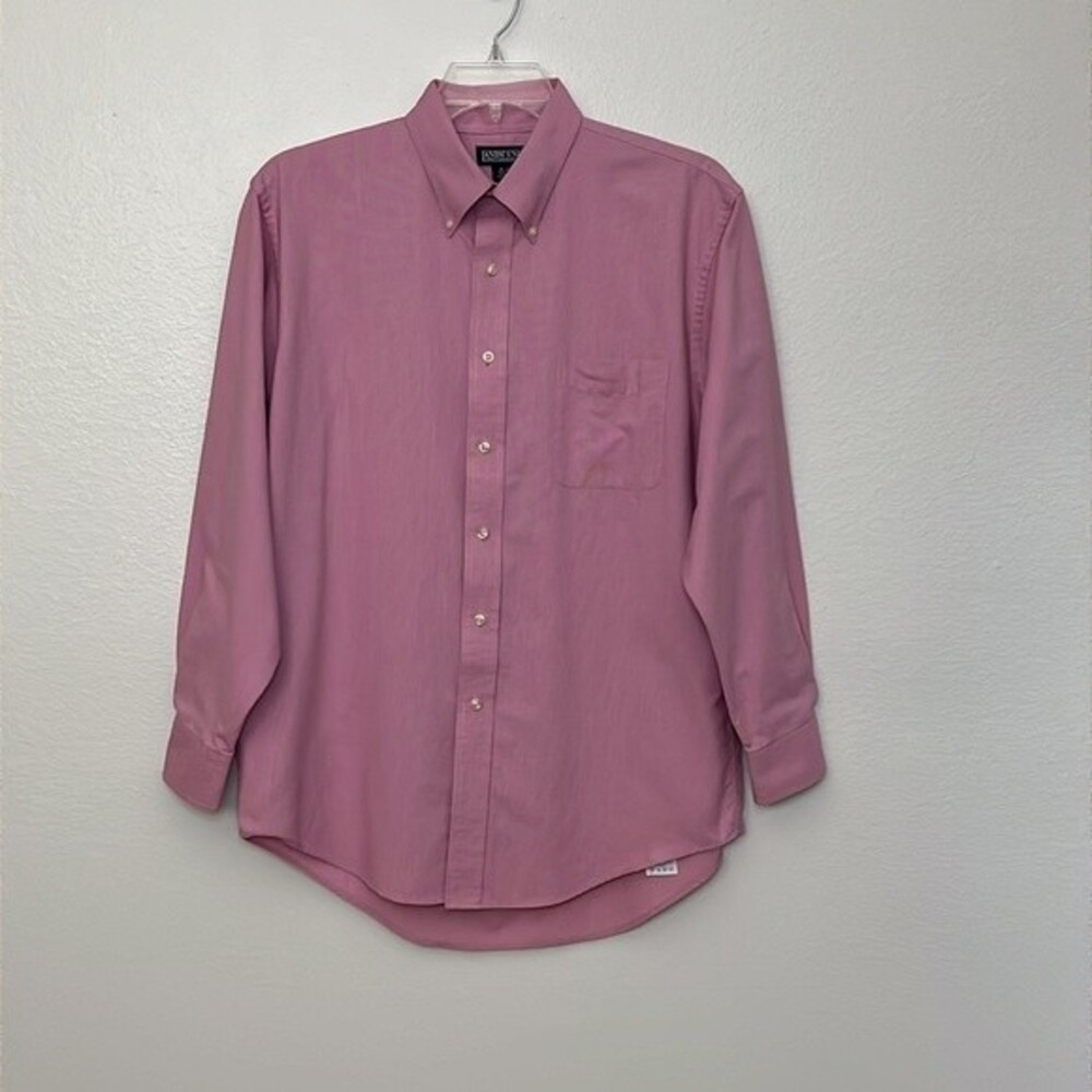 Lands’ End Direct Merchant’s Men’s Rose/Pink Dress Shirt 16-33